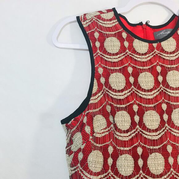 Hunter Dixon by Hunter Bell Maraschino Sleeveless Dress Size 8 - Picture 5 of 10